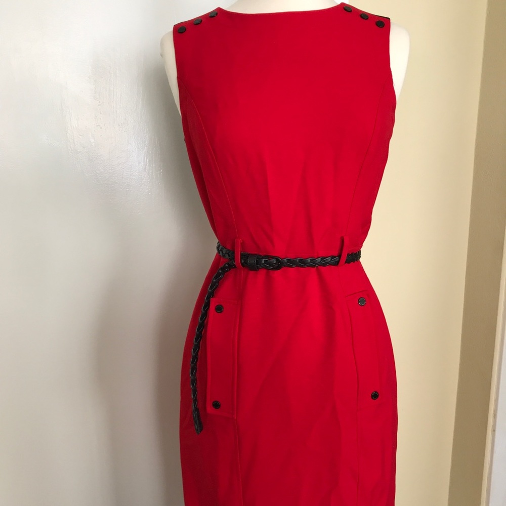 Timeless red Calvin Klein dress